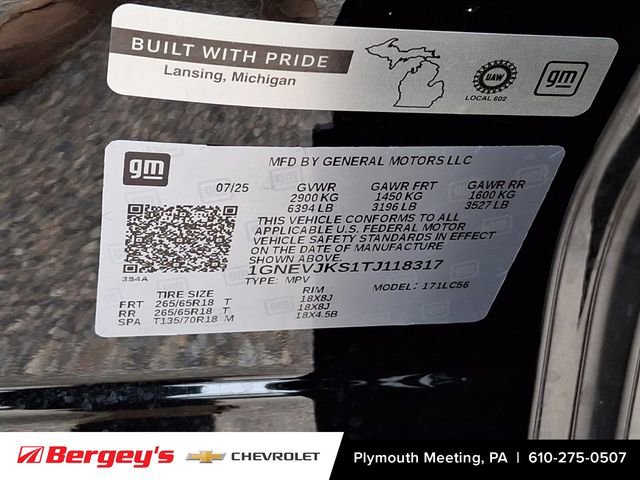 Certified 2026 Chevrolet Traverse Z71 w/ LPO, Floor Liner Package AWD/4WD image 30