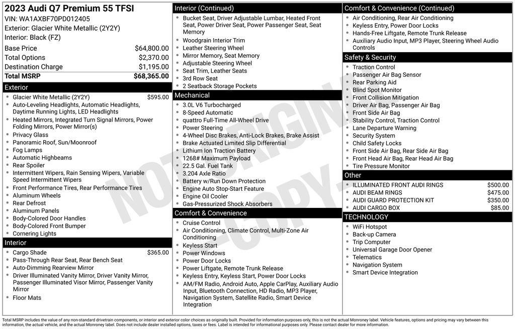 Used 2023 Audi Q7 3.0T Premium image 2