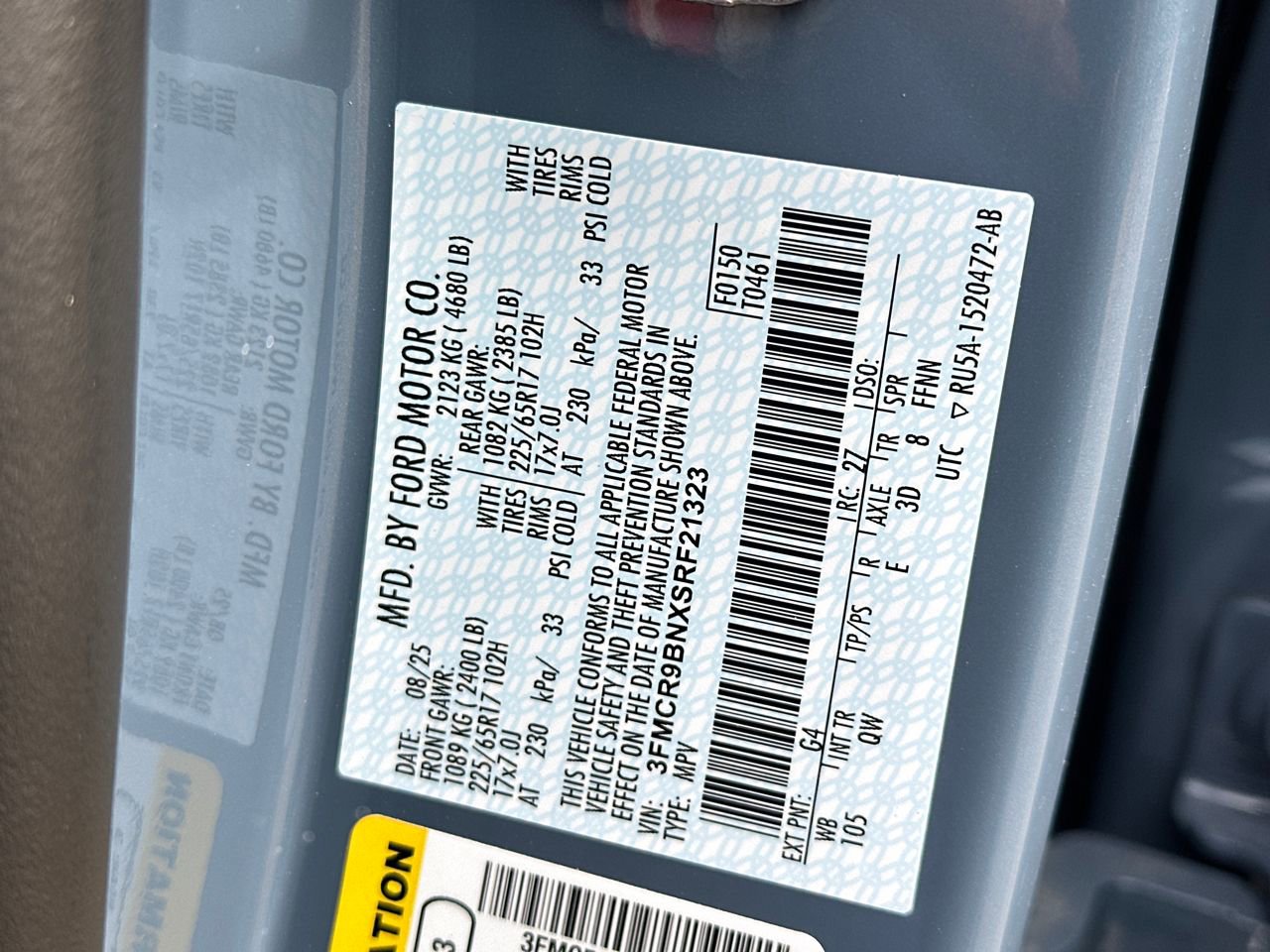 New 2025 Ford Bronco Sport Big Bend w/ Convenience Package image 34