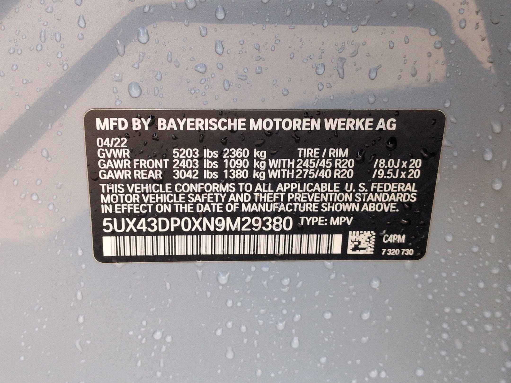 Used 2022 BMW X3 sDrive30i w/ M Sport Package 2 RWD image 32