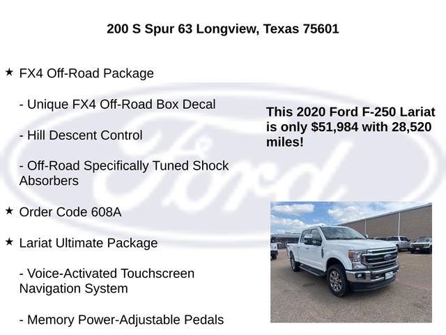 Used 2020 Ford F250 Lariat w/ Lariat Ultimate Package image 8