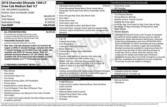 Used 2018 Chevrolet Silverado 1500 LT w/ All Star Edition image 5