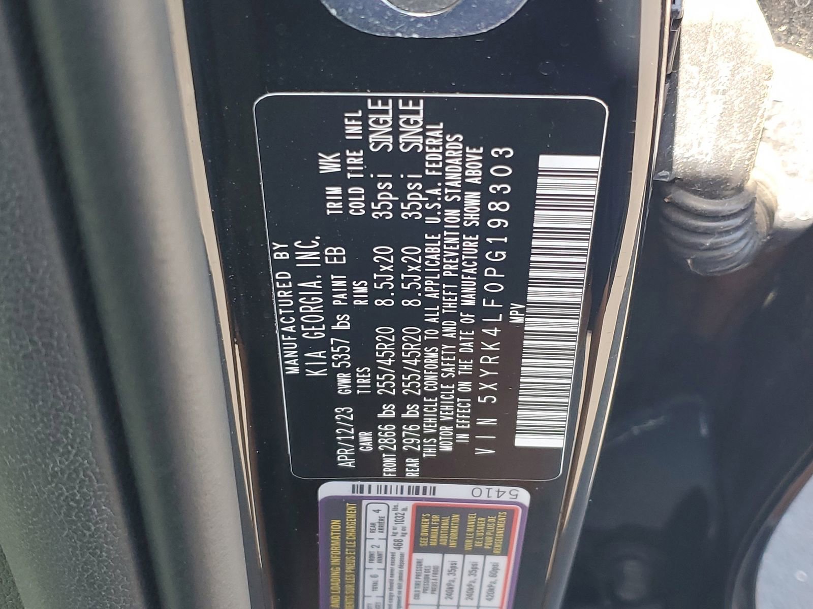 Used 2023 Kia Sorento SX FWD image 33