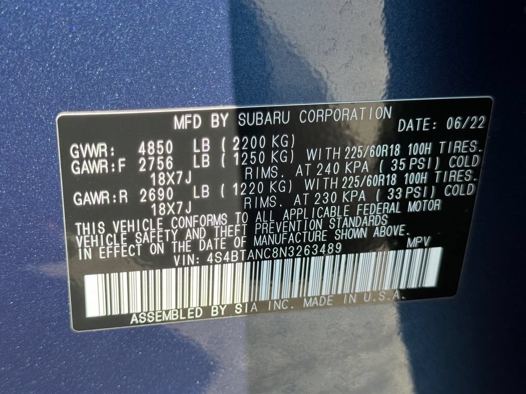 Used 2022 Subaru Outback Limited AWD/4WD image 29
