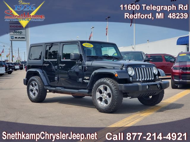 Used 2016 Jeep Wrangler Unlimited Sahara w/ Dual Top Group