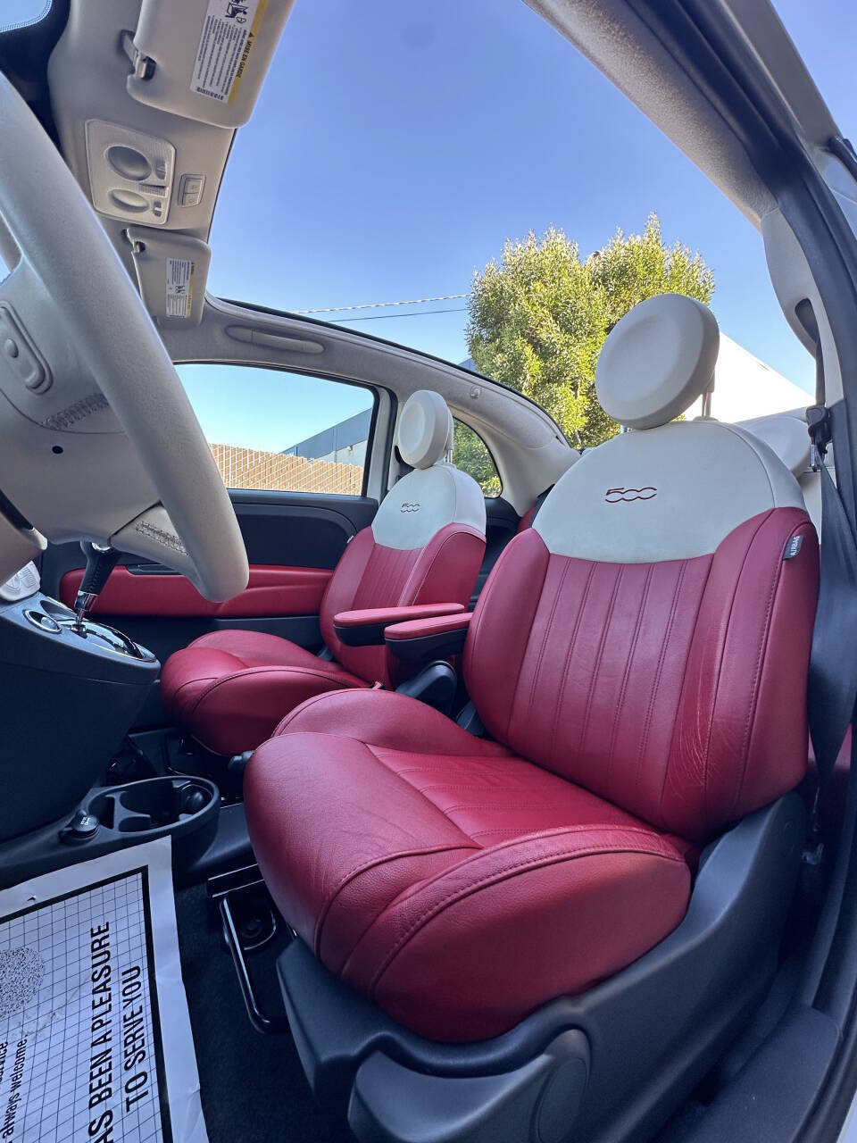 Used 2014 FIAT 500 Lounge w/ Luxury Leather Package FWD image 12