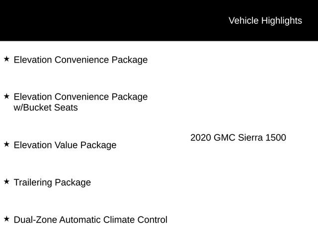Used 2020 GMC Sierra 1500 Elevation w/ Elevation Value Package image 12