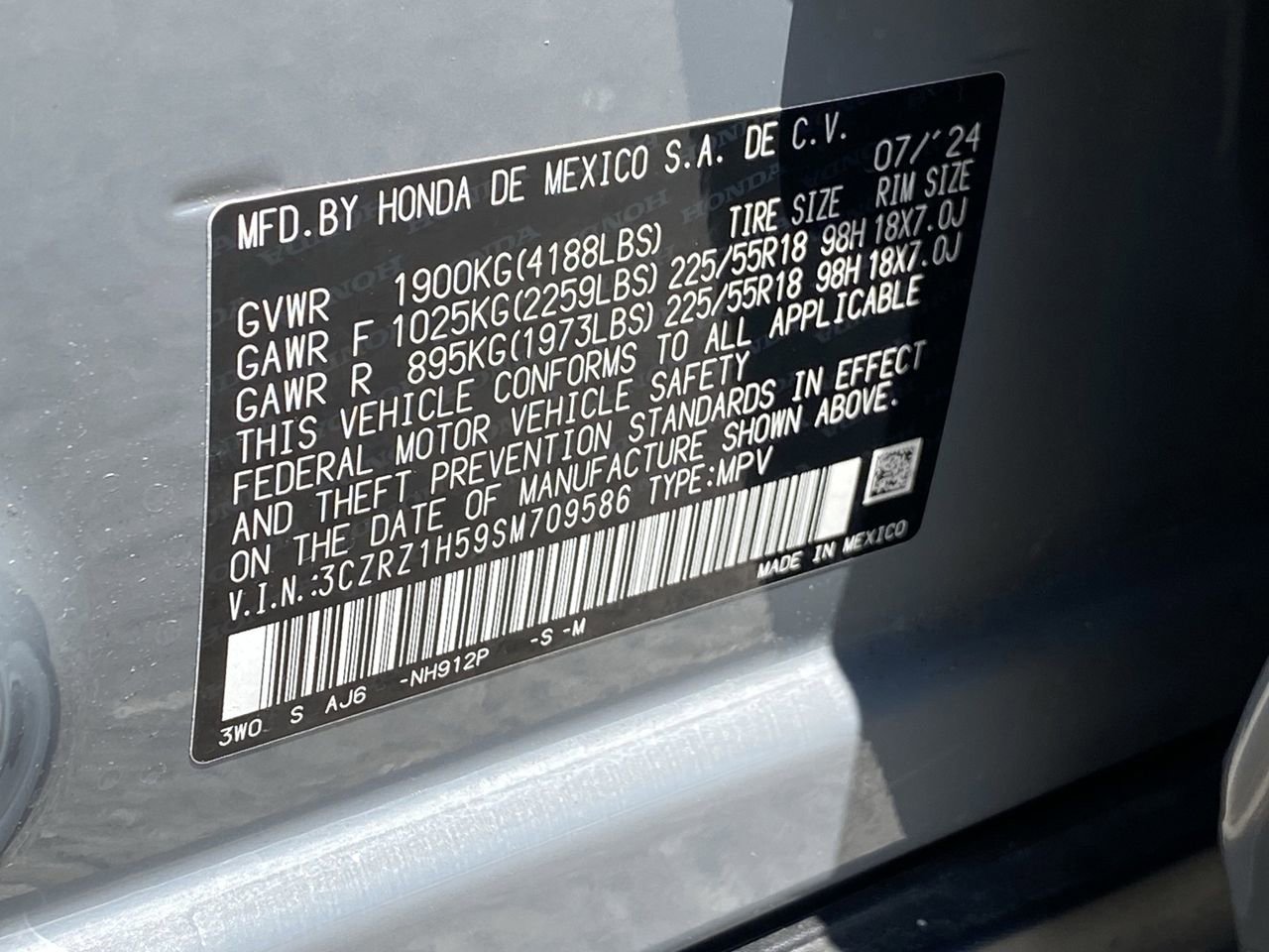 Used 2025 Honda HR-V Sport image 12