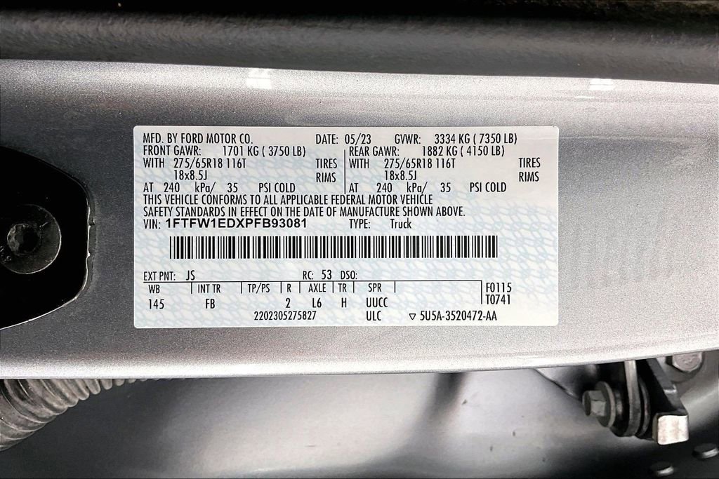 Certified 2023 Ford F150 XLT w/ Equipment Group 302A High image 36