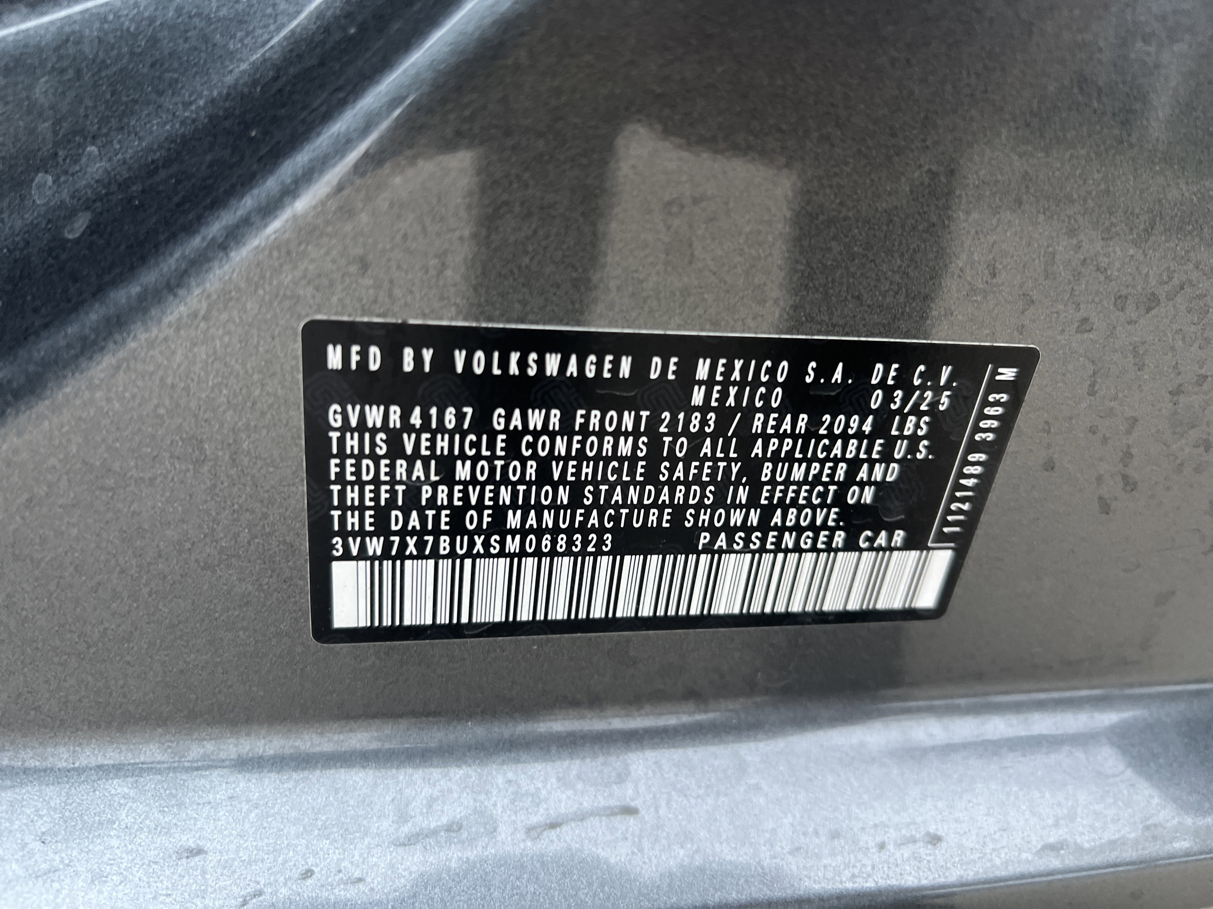 Used 2025 Volkswagen Jetta SE w/ Sunroof Package FWD image 31