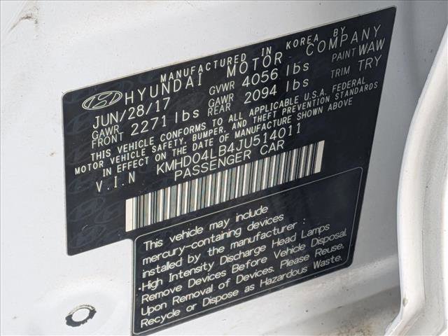 Used 2018 Hyundai Elantra Sport w/ Sport Premium Package 03 FWD image 21