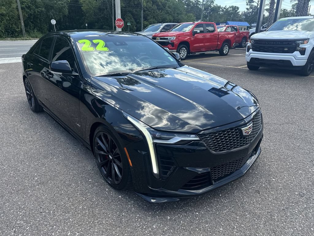 Used 2022 Cadillac CT4 V Blackwing w/ Technology Package RWD image 10