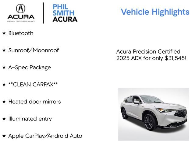 Used 2025 Acura ADX A-Spec image 9
