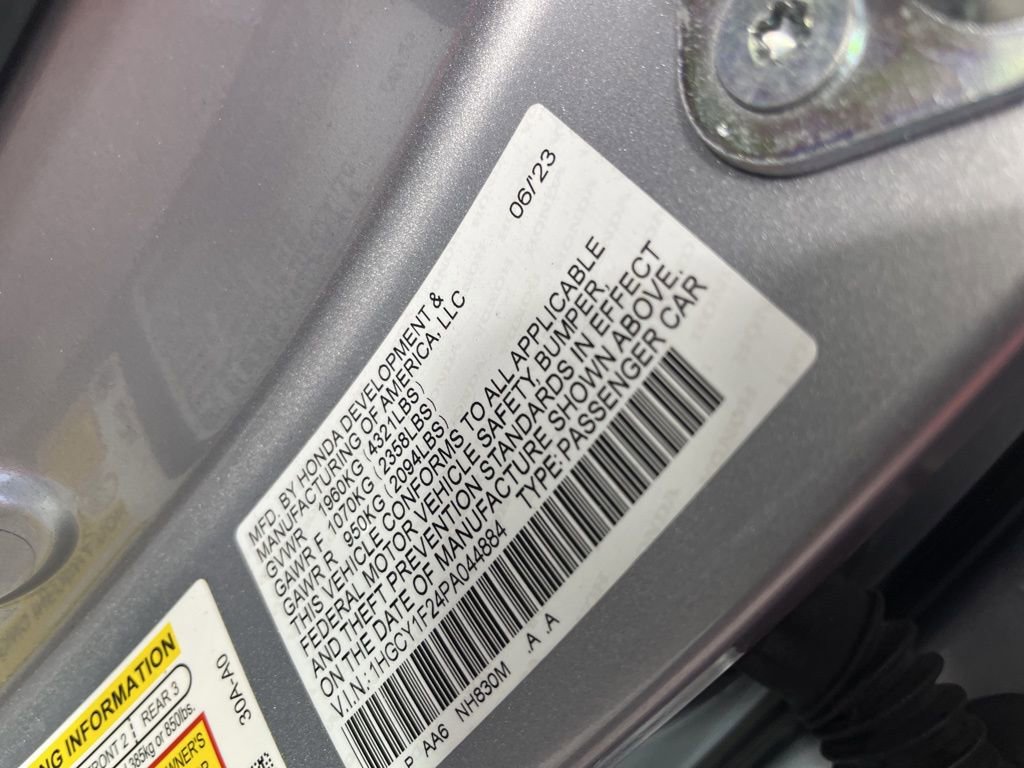 Certified 2023 Honda Accord LX image 20