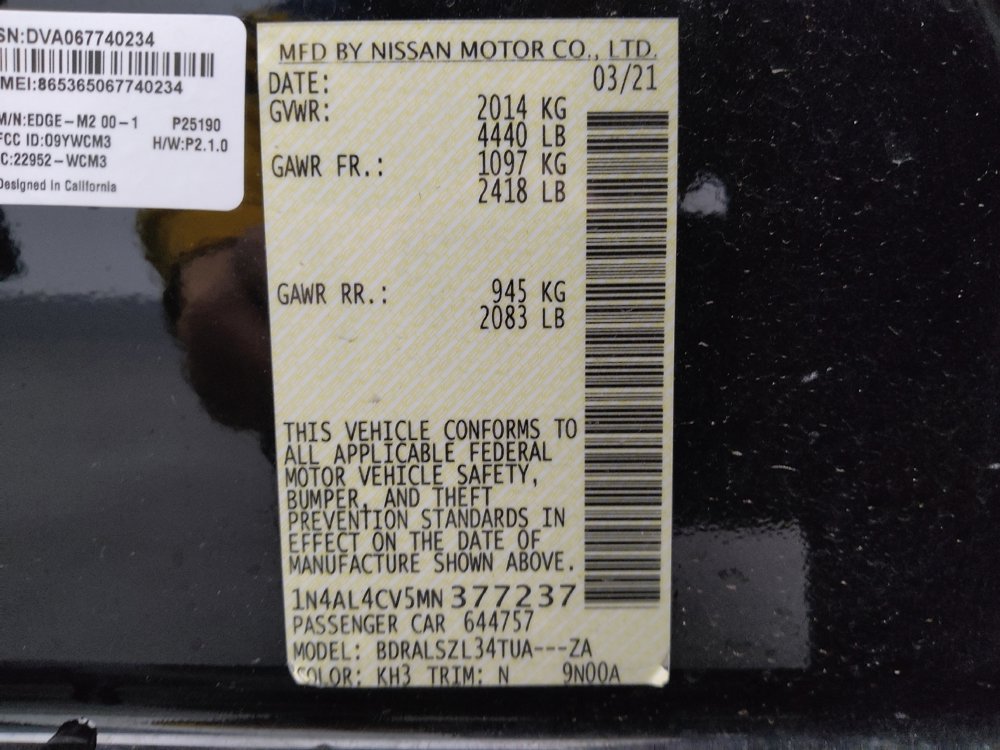 Used 2021 Nissan Altima 2.0 SR FWD image 33
