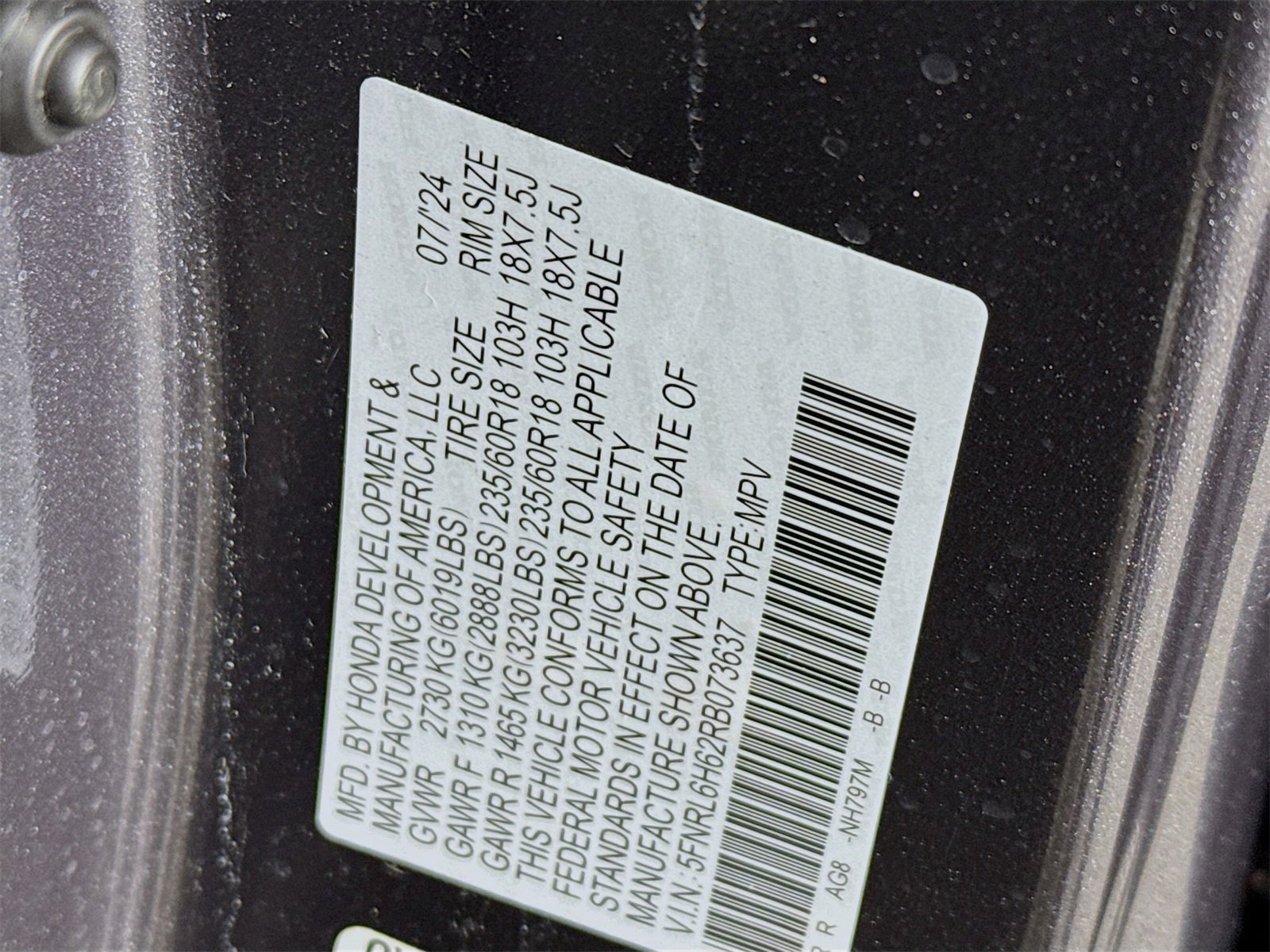 Used 2024 Honda Odyssey EX-L image 24