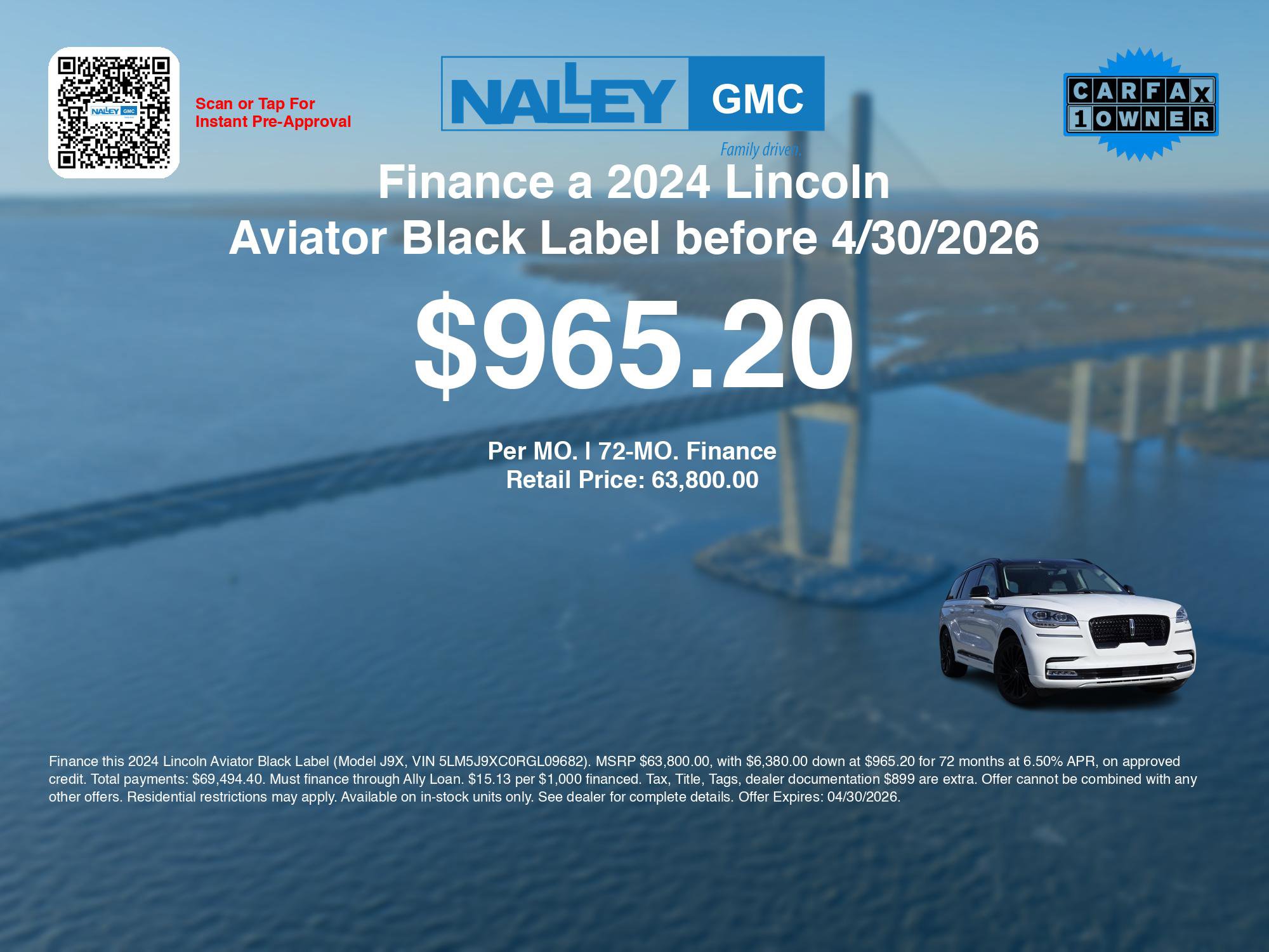 Used 2024 Lincoln Aviator Black Label AWD/4WD image 3