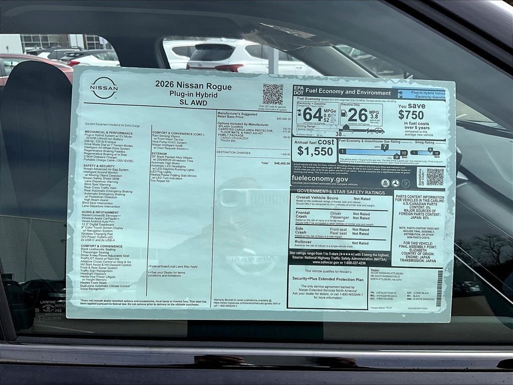 New 2026 Nissan Rogue SL AWD/4WD image 18