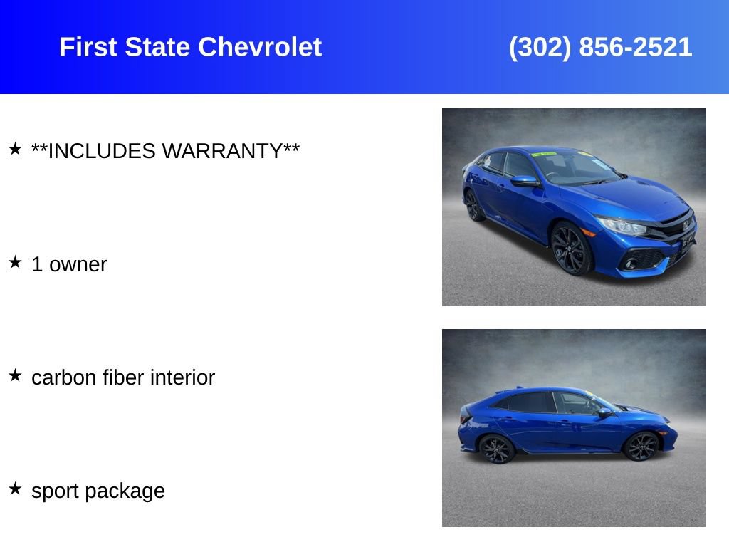 Used 2018 Honda Civic Sport image 2