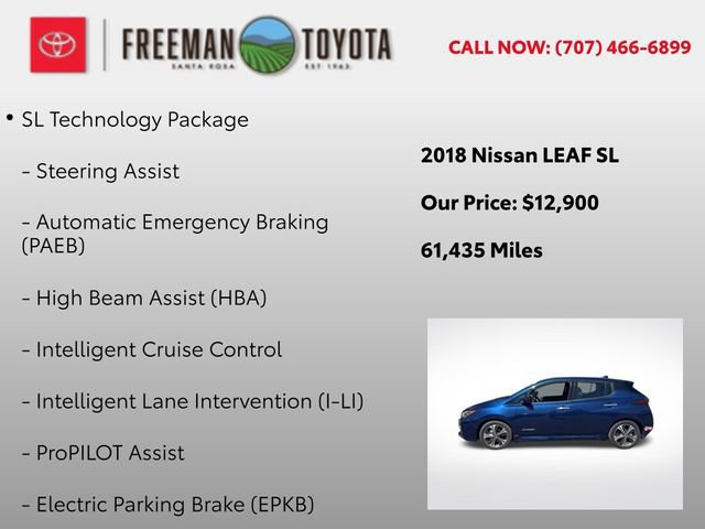Used 2018 Nissan Leaf SL w/ SL Technology Package FWD image 5