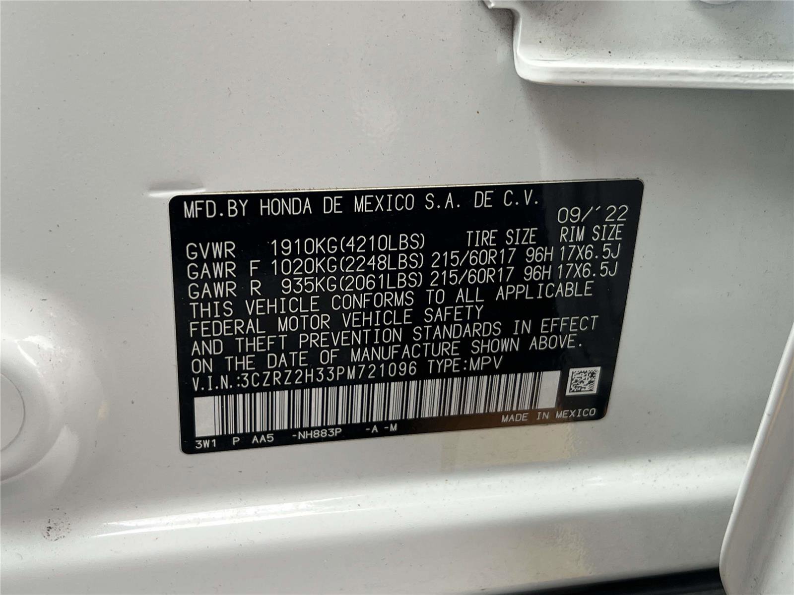 Used 2023 Honda HR-V LX image 21