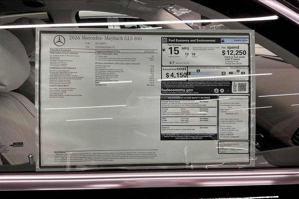 New 2026 Mercedes-Benz Maybach GLS 600 4MATIC image 13