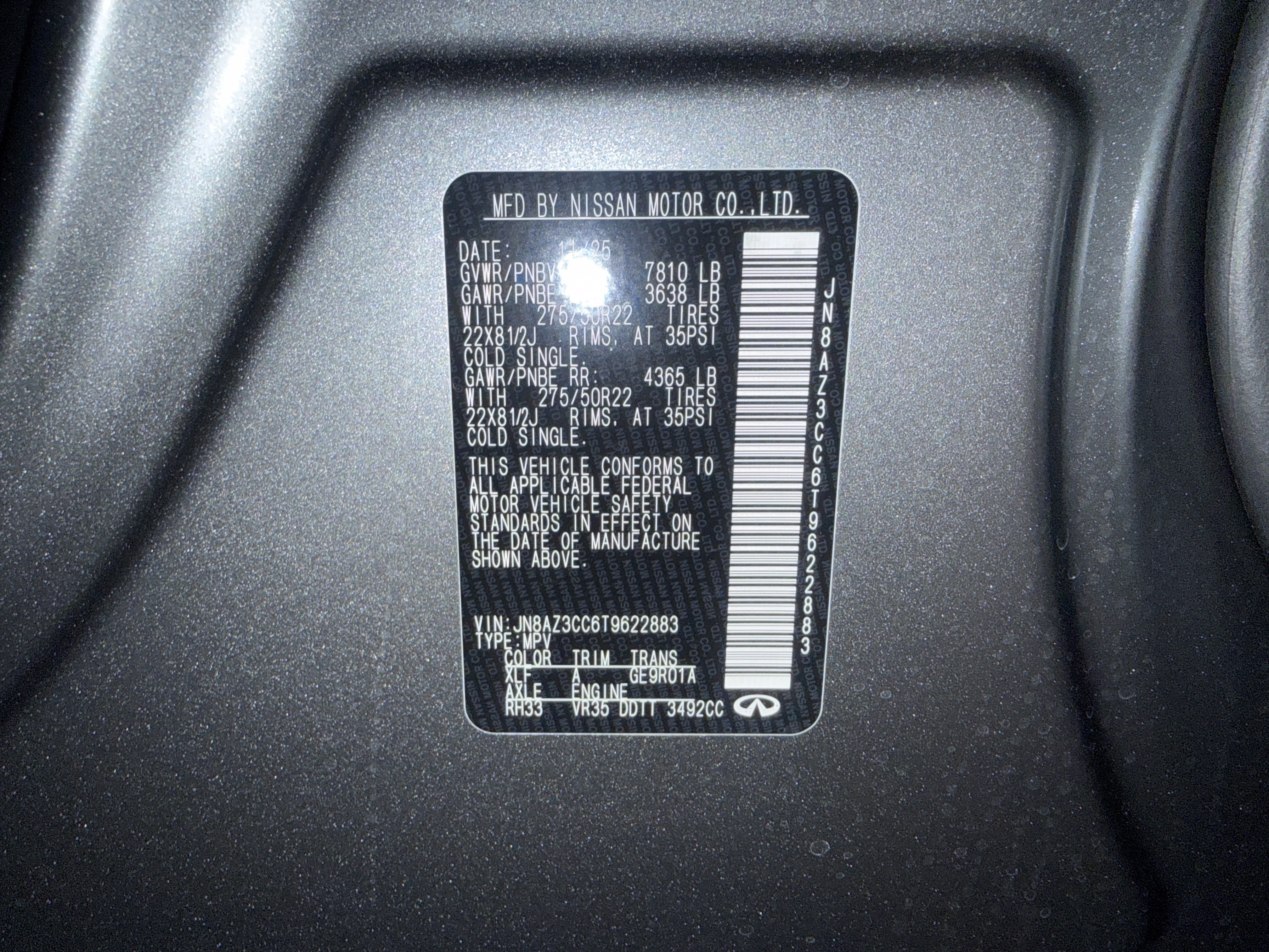 New 2026 INFINITI QX80 Autograph image 28