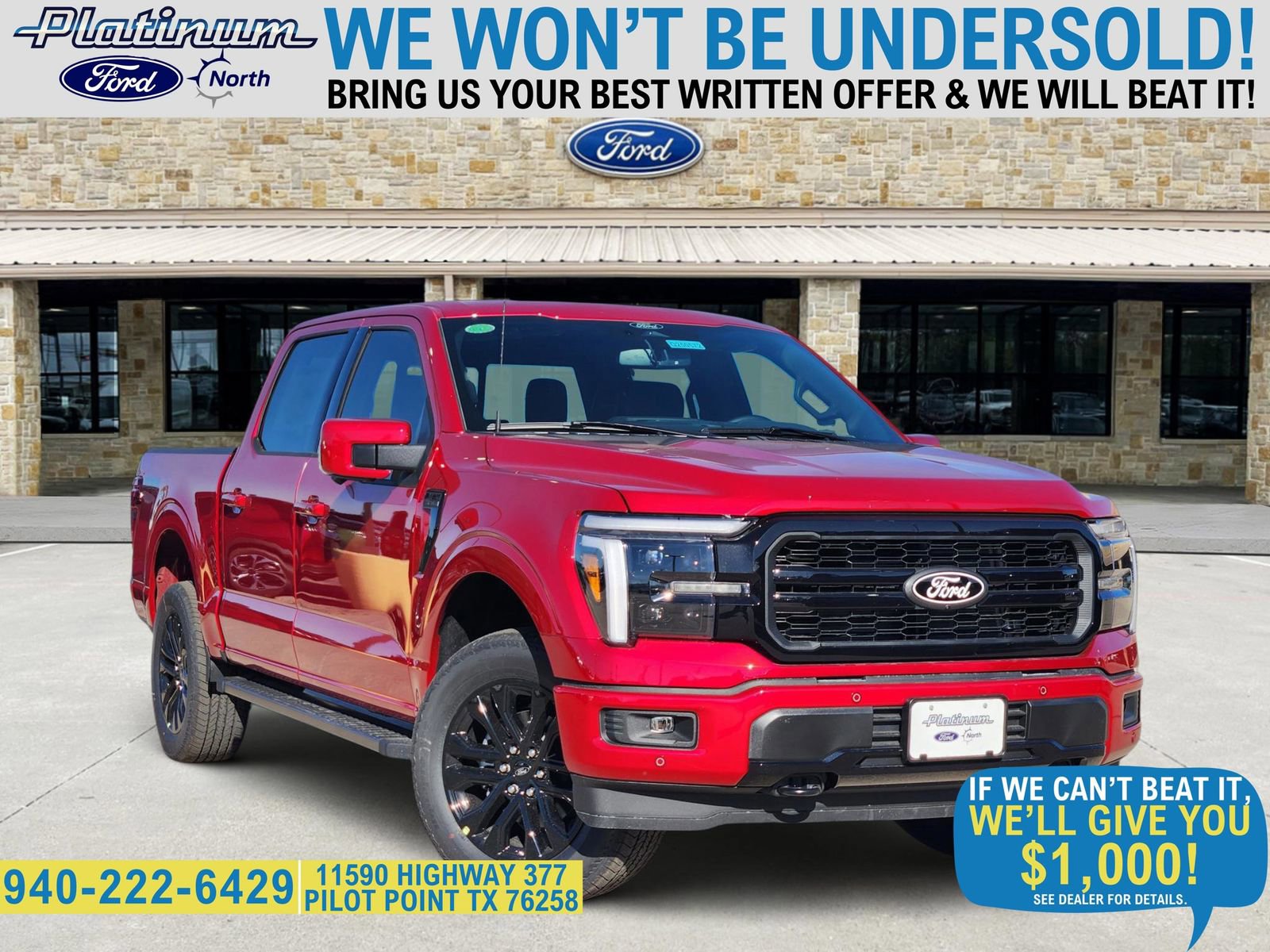 New 2025 Ford F150 Lariat w/ Equipment Group 501A Mid
