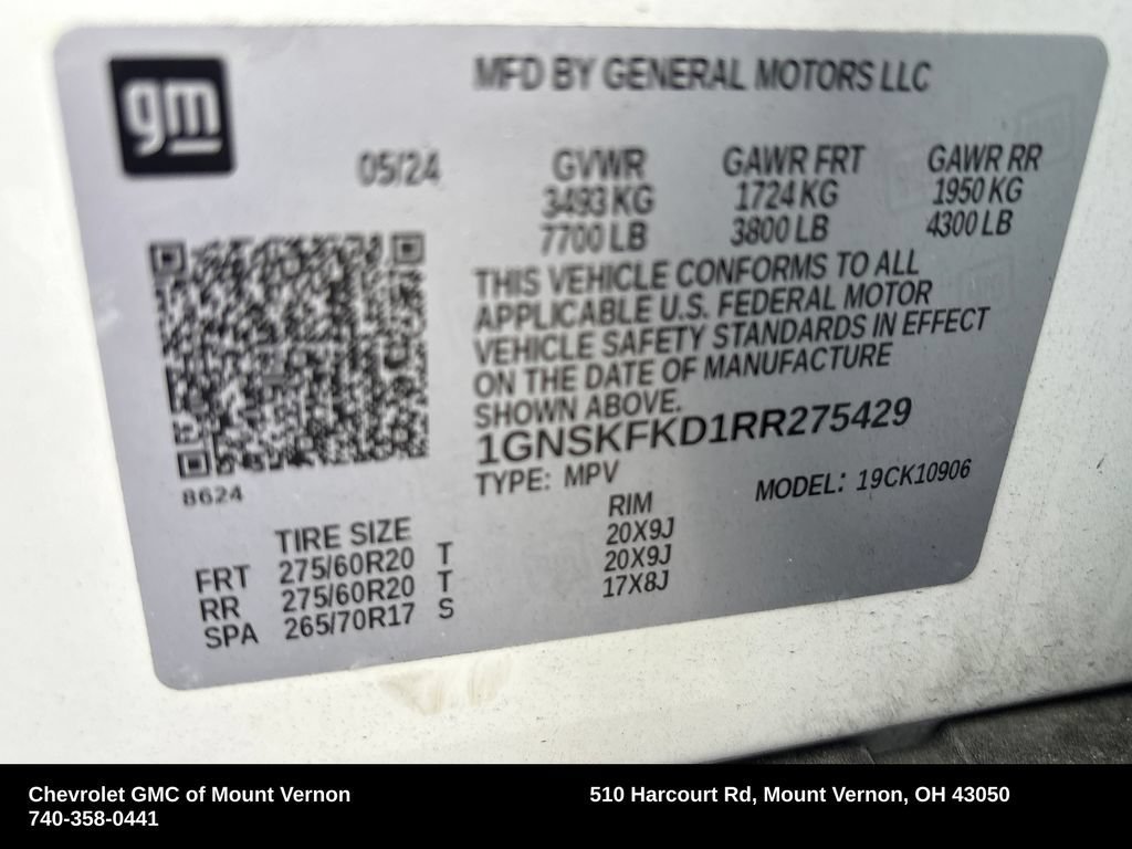 Used 2024 Chevrolet Suburban Premier AWD/4WD image 32