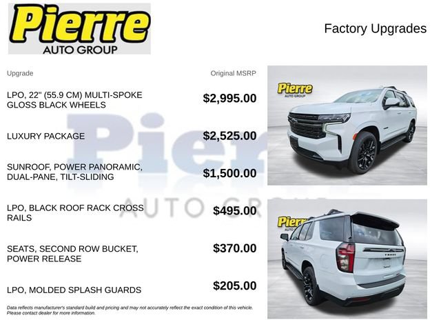 Used 2022 Chevrolet Tahoe RST w/ Luxury Package AWD/4WD image 12