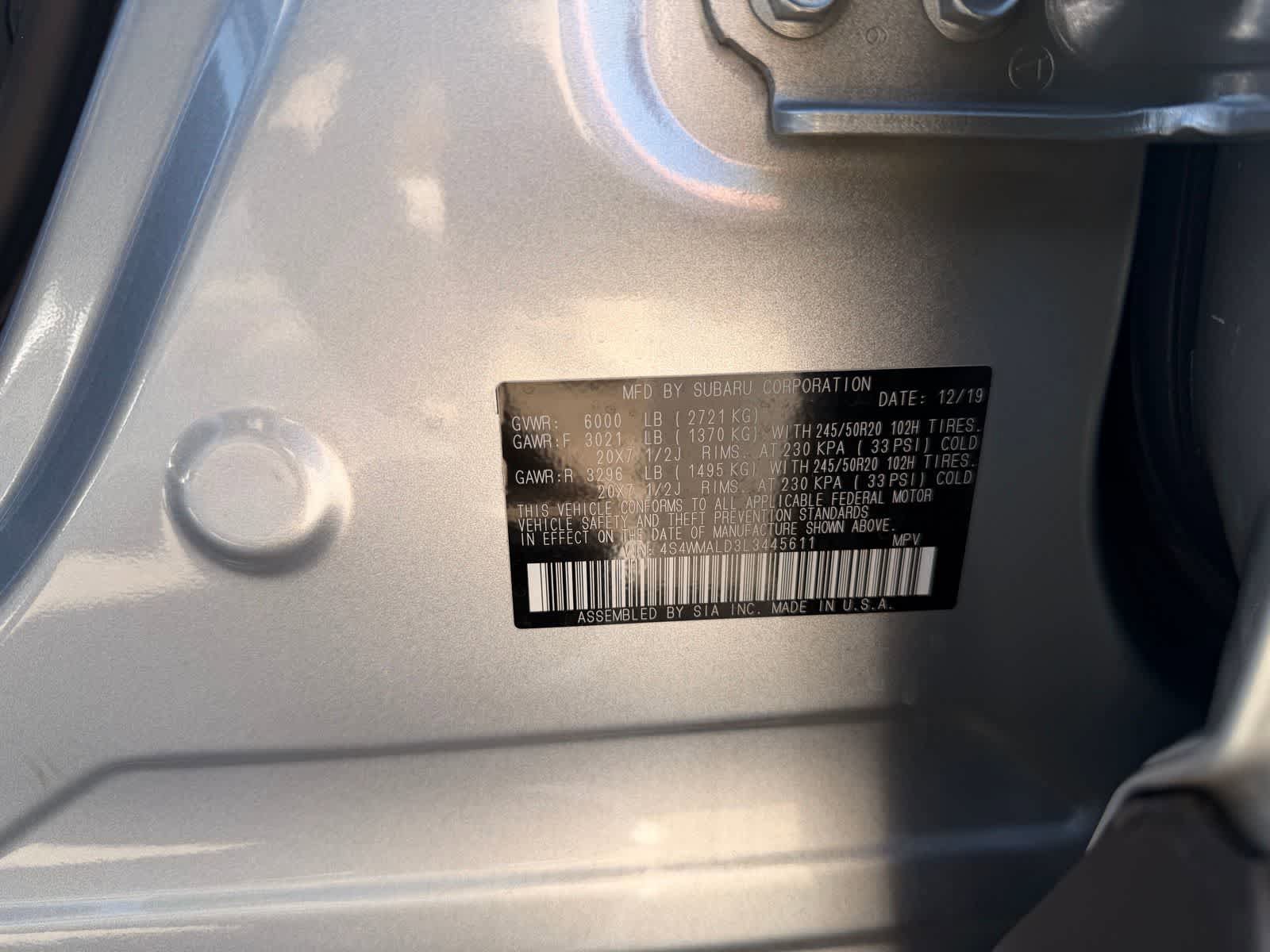 Used 2020 Subaru Ascent Limited w/ Technology Package image 23
