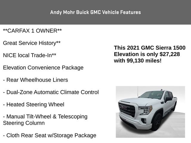 Used 2021 GMC Sierra 1500 Elevation image 4