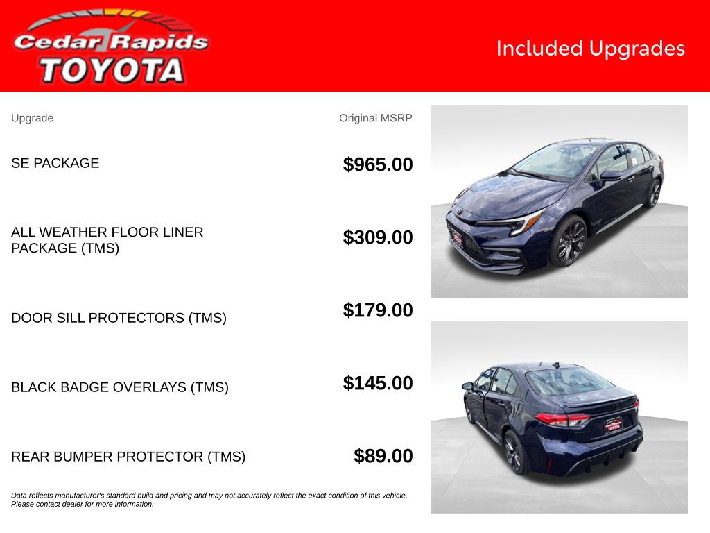 New 2027 Toyota Corolla SE w/ SE Package FWD image 6