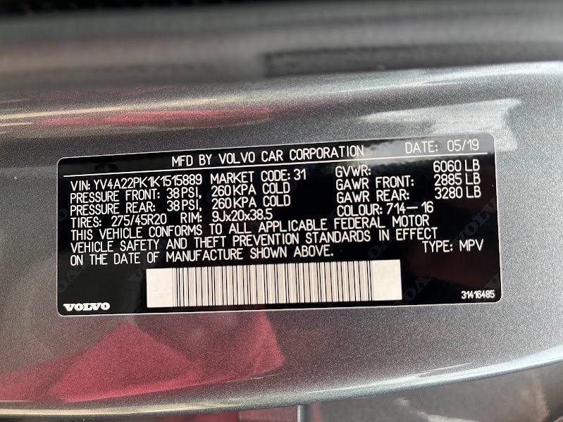 Used 2019 Volvo XC90 T6 Momentum w/ Protection Package Premier image 7