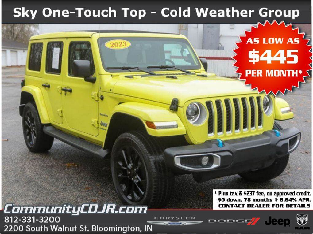 Used 2023 Jeep Wrangler Sahara w/ Cold Weather Group