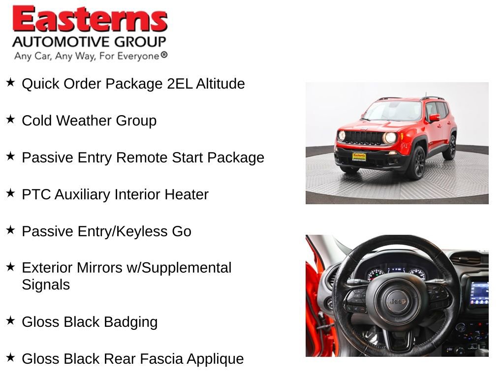 Used 2018 Jeep Renegade Altitude AWD/4WD image 11
