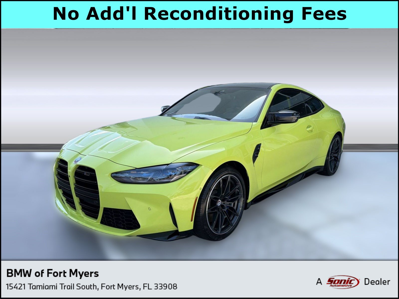 Used 2023 BMW M4 Competition w/ Executive Package RWD image 1