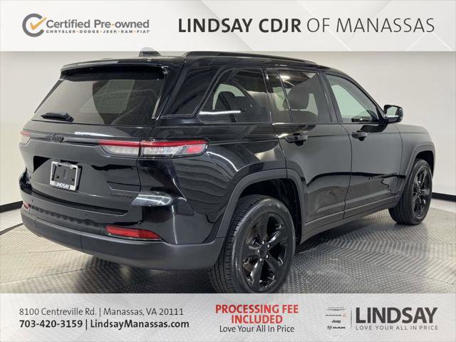 Certified 2023 Jeep Grand Cherokee Limited w/ Black Appearance Package AWD/4WD image 9