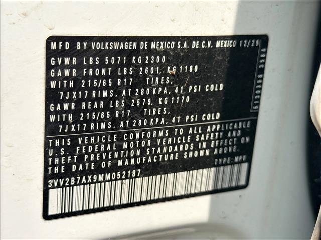 Used 2021 Volkswagen Tiguan S AWD/4WD image 28