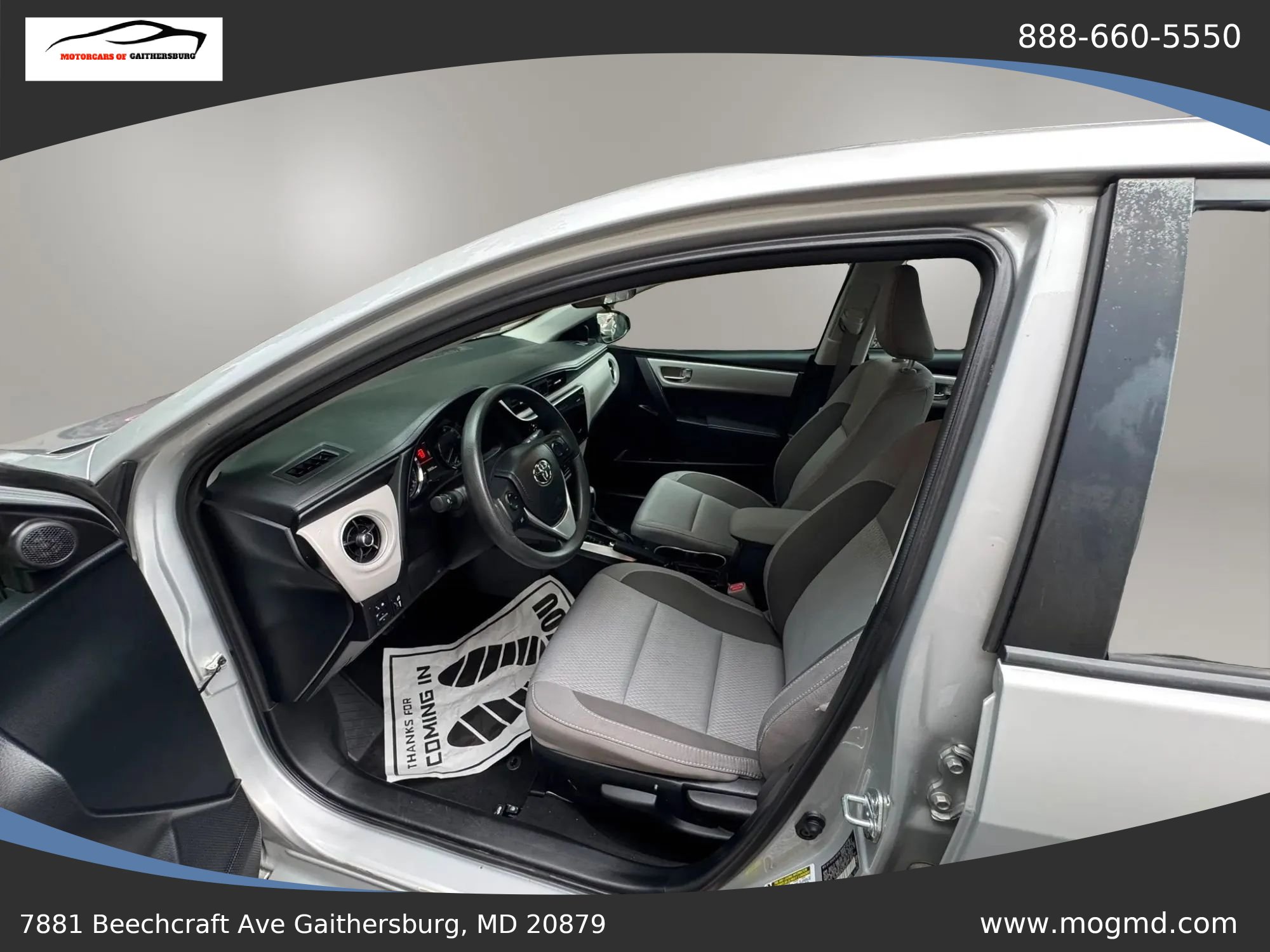 Used 2017 Toyota Corolla LE w/ Carpet Mat Package (TMS) FWD image 7