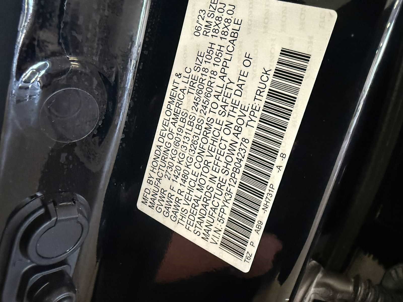 Used 2023 Honda Ridgeline Sport image 38