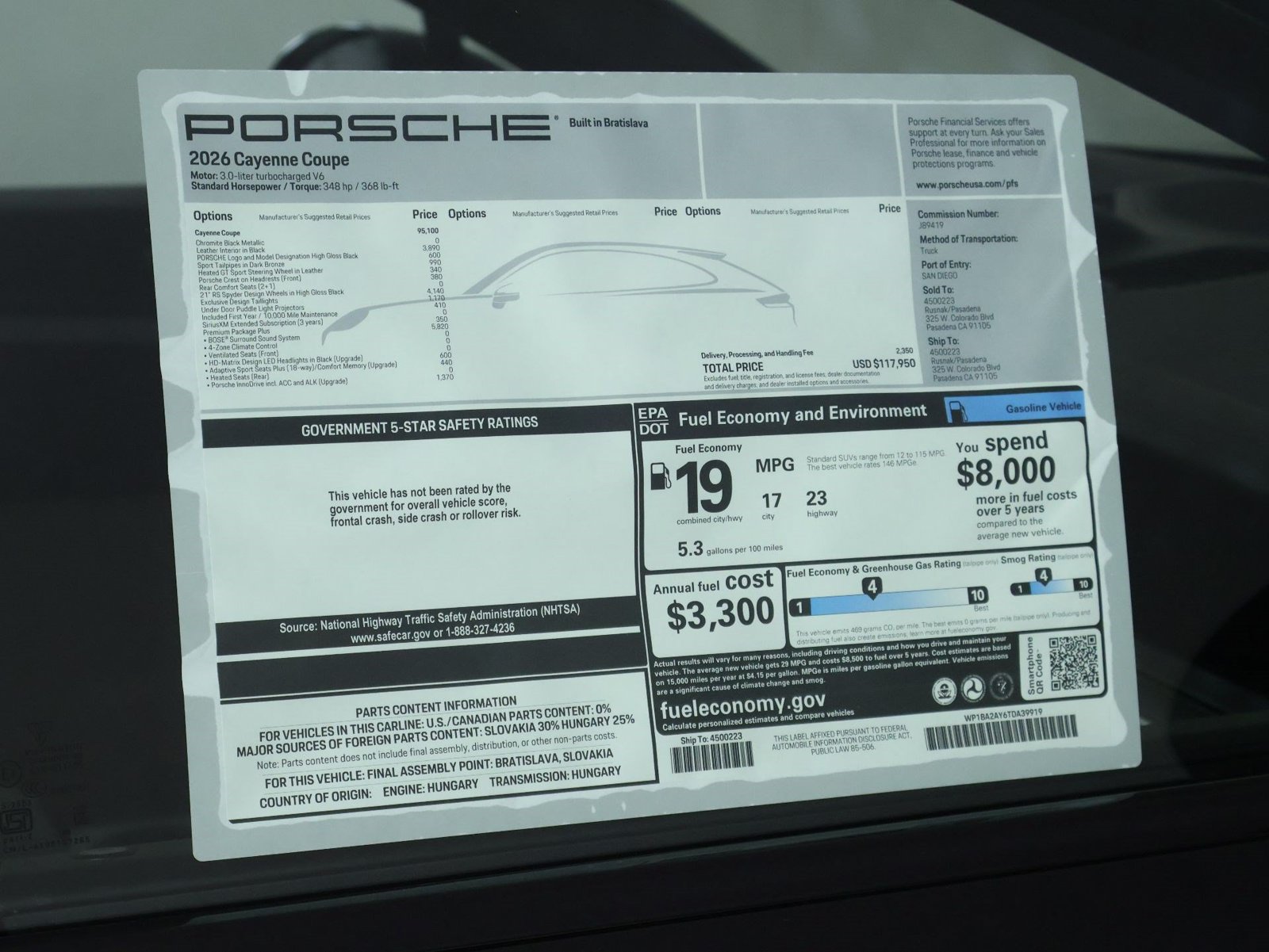 New 2026 Porsche Cayenne Coupe AWD/4WD image 25