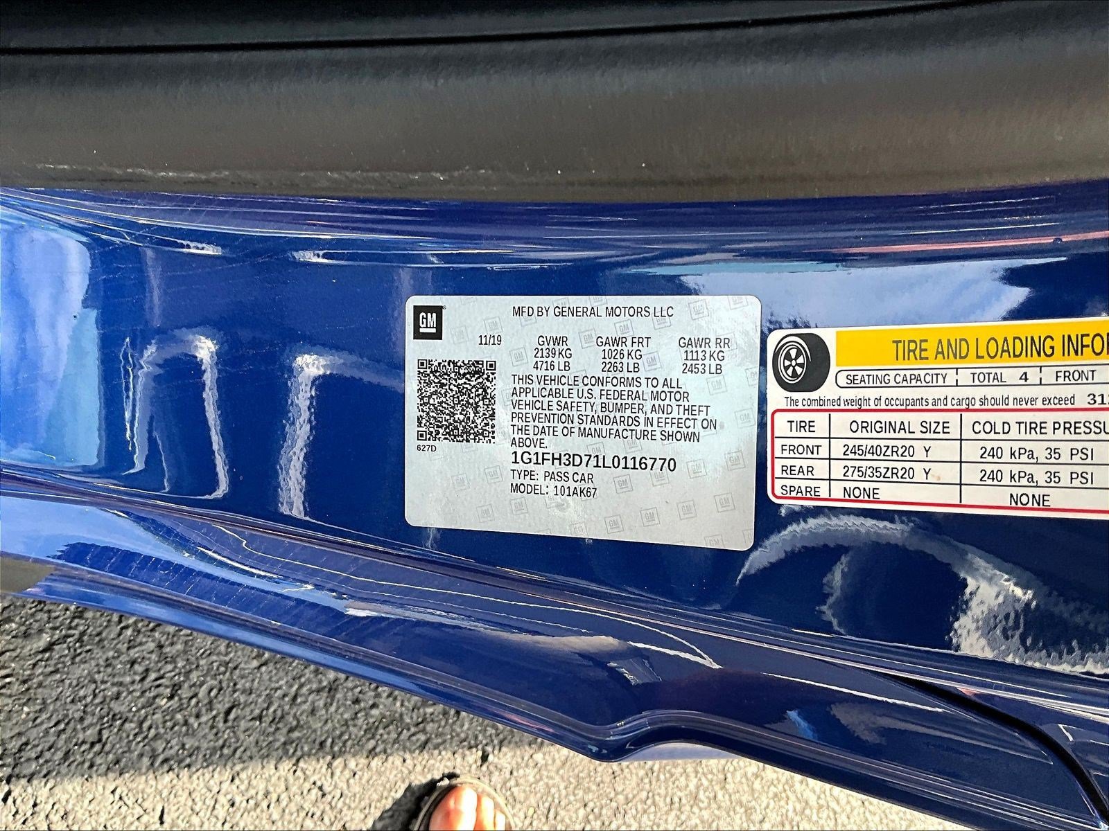 Used 2020 Chevrolet Camaro SS RWD image 17