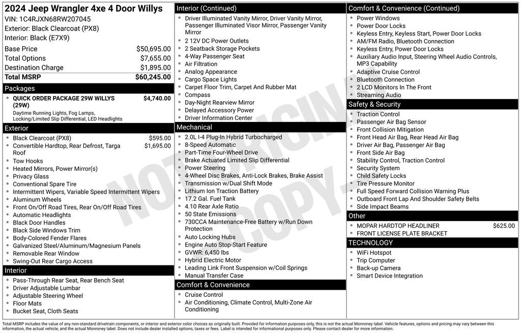 Used 2024 Jeep Wrangler Unlimited AWD/4WD image 32