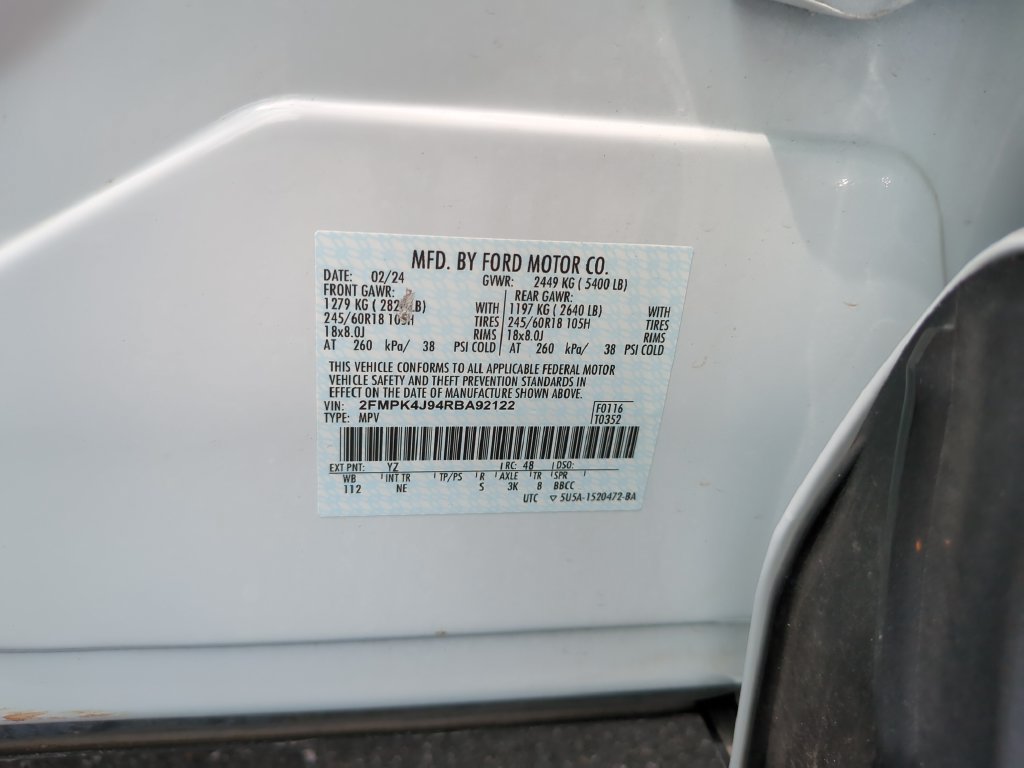 Certified 2024 Ford Edge SEL w/ Sport Appearance Package AWD/4WD image 37