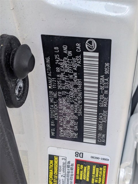 Used 2022 Lexus ES 350 w/ Premium Package image 36