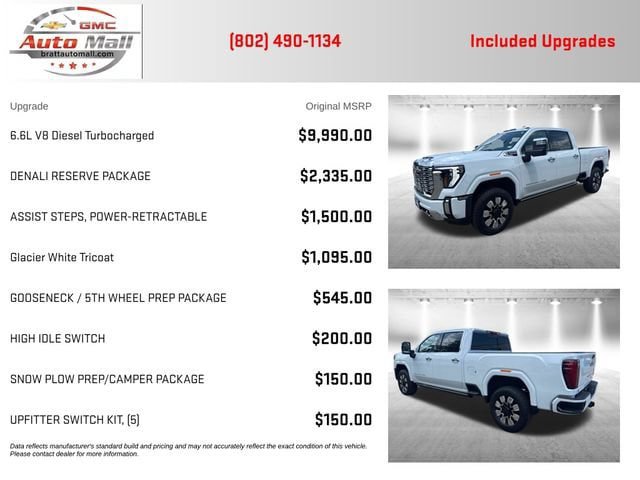 Used 2026 GMC Sierra 3500 Denali w/ Denali Reserve Package AWD/4WD image 4