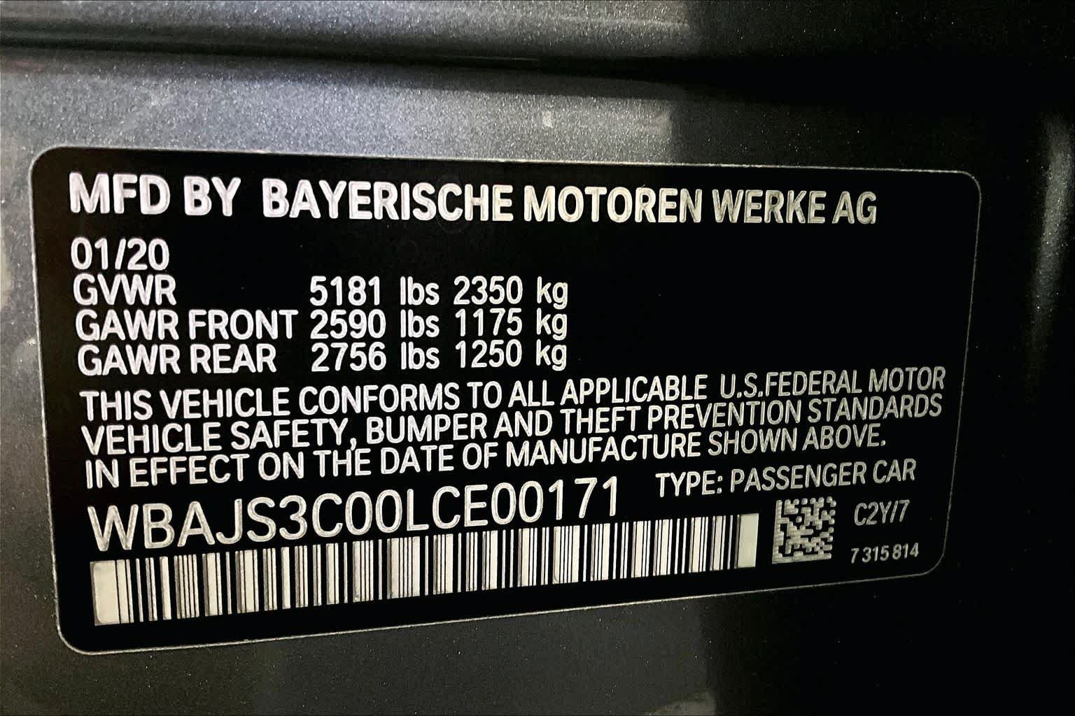 Used 2020 BMW 540i xDrive w/ Executive Package AWD/4WD image 33