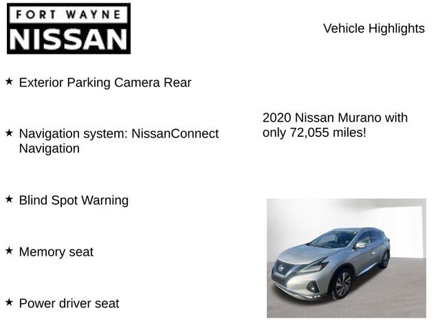 Used 2020 Nissan Murano SL w/ Cargo Package image 7