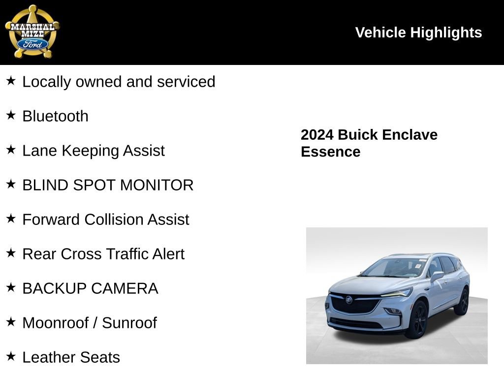 Used 2024 Buick Enclave Essence w/ Experience Buick Package image 2